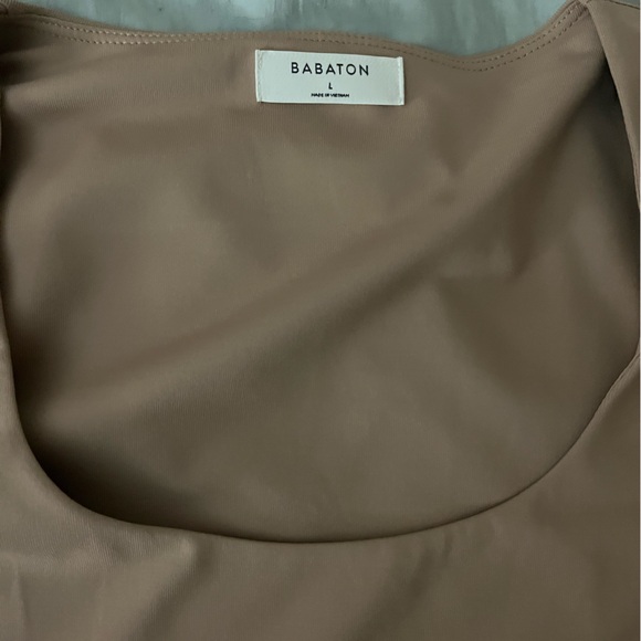 Babaton Taupe Long Sleeve Bodysuit - Picture 4 of 4